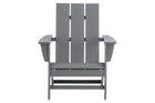 Slate Grey Modern Adirondack Chair